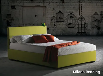 MALIBU - Storage bed with upholstered headboard _ Milano Bedding