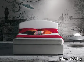 DOMINGO - Fabric bed with removable cover _ Milano Bedding