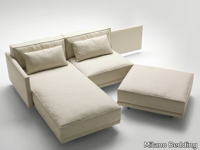 DENNIS - Sofa bed with chaise longue _ Milano Bedding