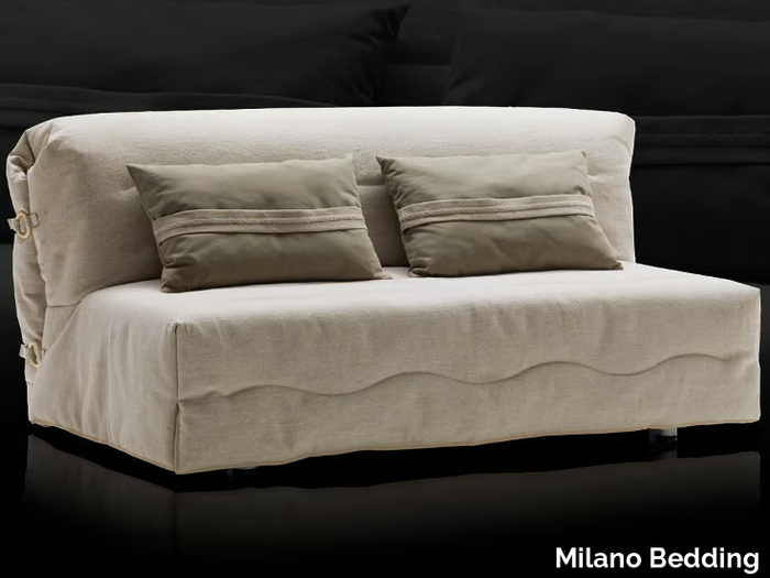 ROGER - Fabric sofa bed with removable cover _ Milano Bedding