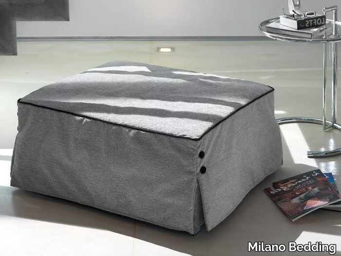 BILL - Upholstered pouf bed with removable lining _ Milano Bedding