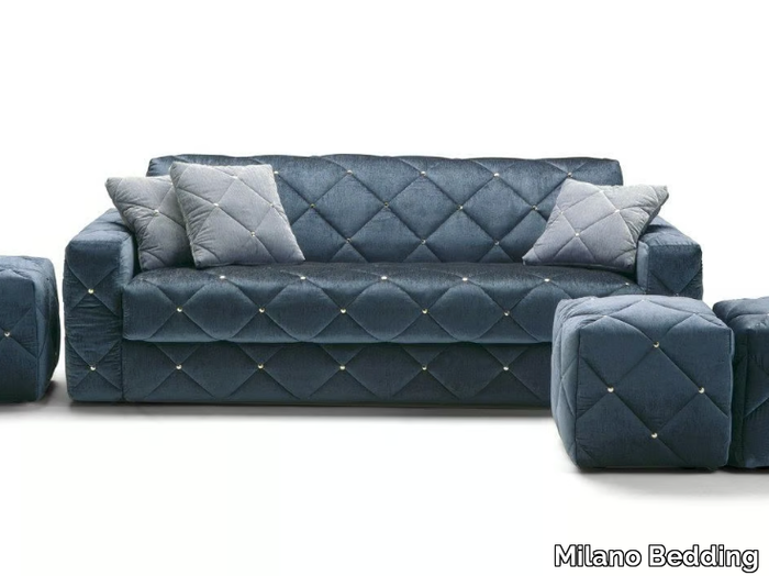 DOUGLAS - Fabric sofa bed with removable cover _ Milano Bedding