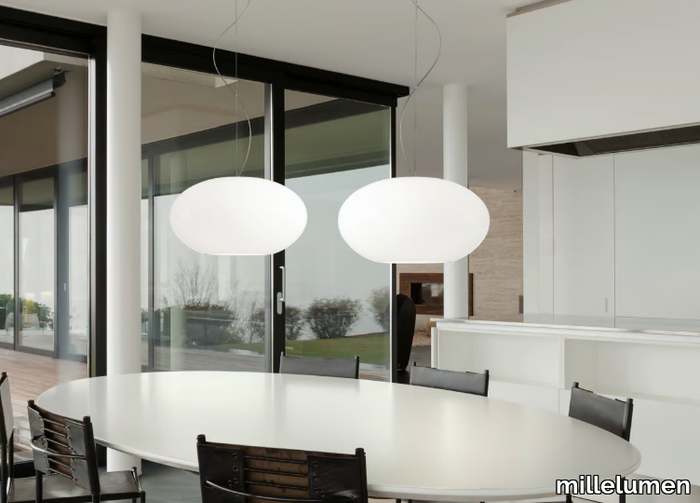 AIH 2 - Blown glass pendant lamp _ millelumen