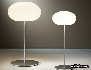 AIH - Glass and aluminium table lamp _ millelumen