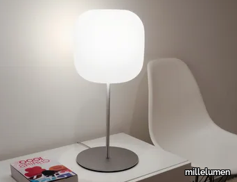 MUREA - Glass and aluminium table lamp _ millelumen