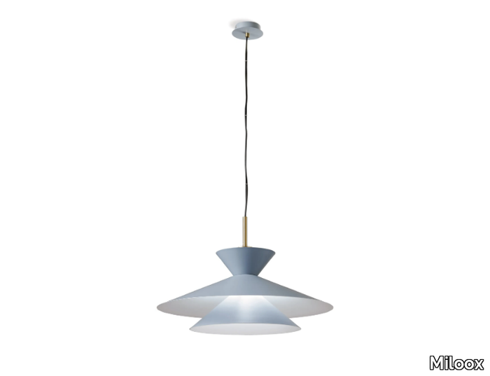 KIM - LED painted metal pendant lamp _ Miloox