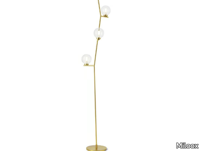 CAMELY - LED Borosilicate glass and metal floor lamp _ Miloox