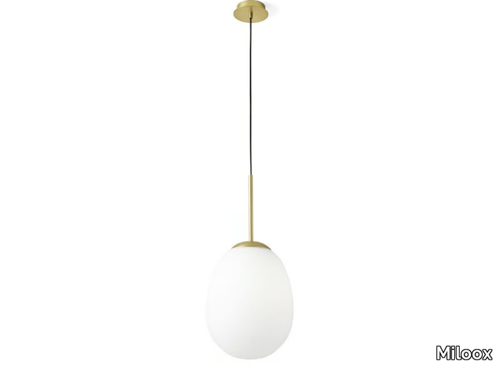 DROP - LED opal glass pendant lamp _ Miloox