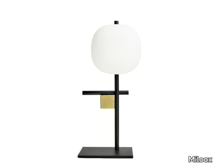 LINGOTTO - Metal table lamp with dimmer _ Miloox