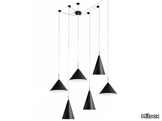 SAMOI 6 - Adjustable metal pendant lamp _ Miloox