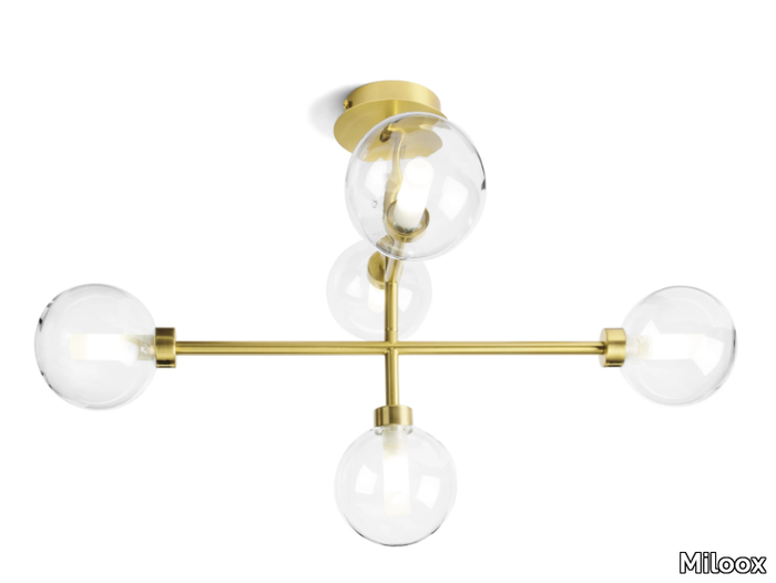 DOM 5 - Borosilicate glass ceiling lamp _ Miloox