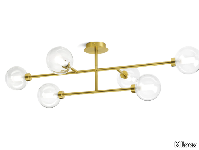 DOM 6 - Borosilicate glass ceiling lamp _ Miloox