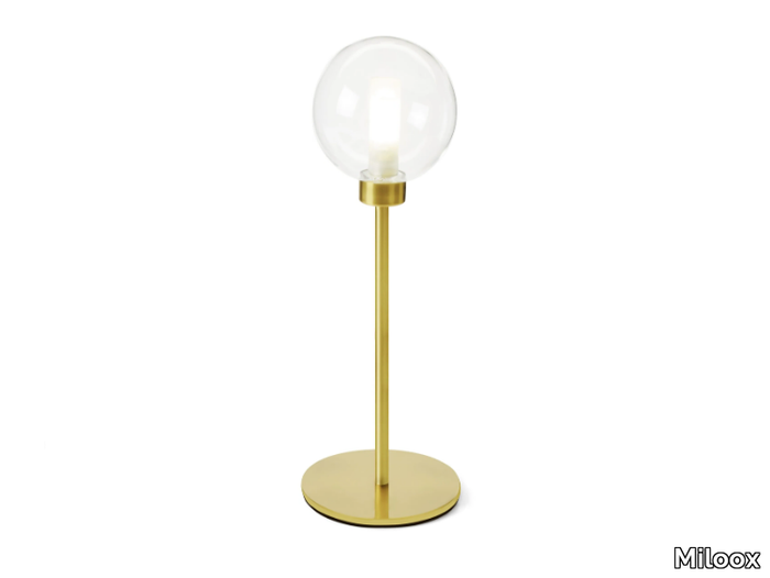 DOM - LED Borosilicate glass table lamp _ Miloox