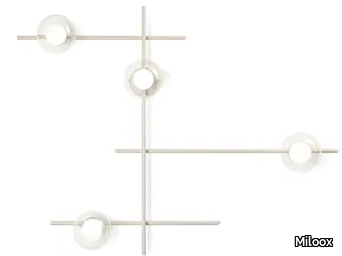 MIKADO - LED metal and clear glass wall/ceiling lamp _ Miloox