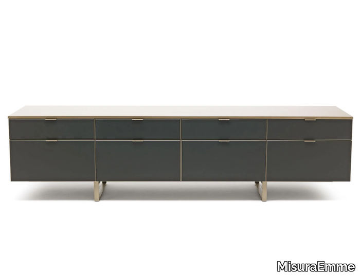 PLAN - Sideboard with flap doors with drawers _ MisuraEmme