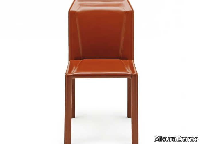 BRERA - Tanned leather chair _ MisuraEmme