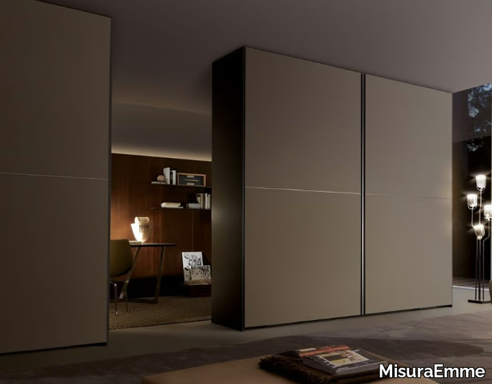 FIRST - Etched glass wardrobe with coplanar doors _ MisuraEmme