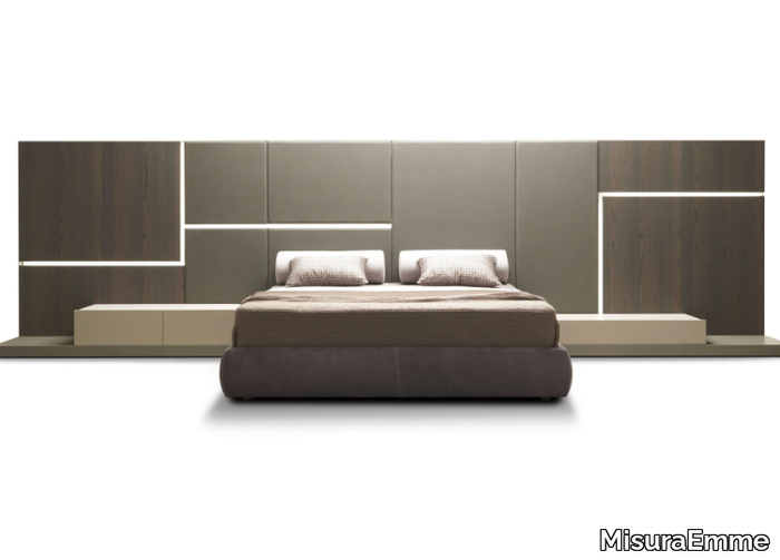 GHIROLETTO - Upholstered double bed _ MisuraEmme