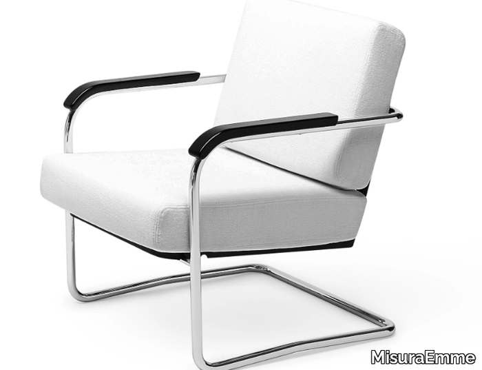 WM1 - Upholstered cantilever easy chair _ MisuraEmme