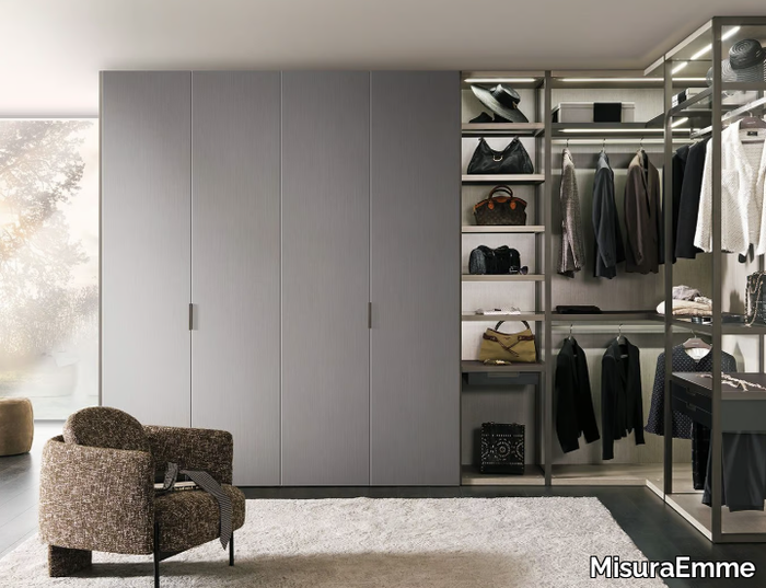 PALO ALTO - Corner sectional walk-in wardrobe _ MisuraEmme