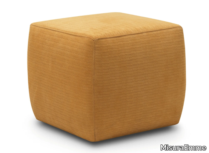 STONE - Square fabric pouf _ MisuraEmme