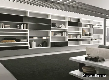 CROSSING - Floating bookcase _ MisuraEmme