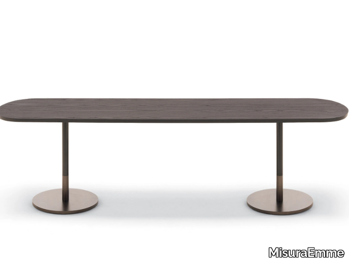 STILETTO - Oval wooden console table _ MisuraEmme