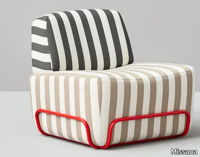 PIGRO - Fabric armchair _ Missana