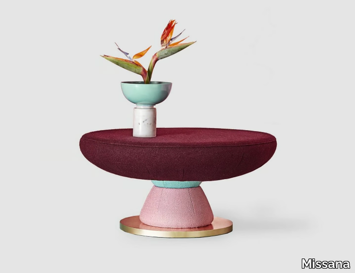 TOADSTOOL - Low fabric coffee table _ Missana