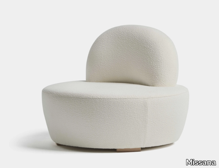 TWIN MOON - Fabric armchair _ Missana