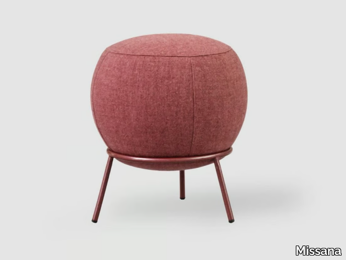 NEST - Upholstered fabric pouf _ Missana