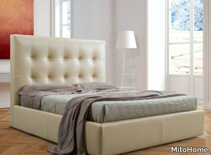 GIUNONE - Double bed with tufted headboard _ MitoHome