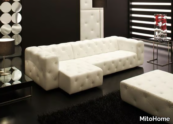 ORIONE - Tufted sofa with chaise longue _ MitoHome