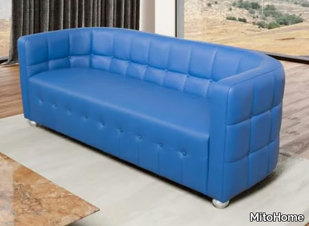 PEGASO - Tufted leather sofa _ MitoHome