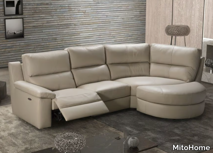 ZAIRE - Recliner sofa with footstool _ MitoHome