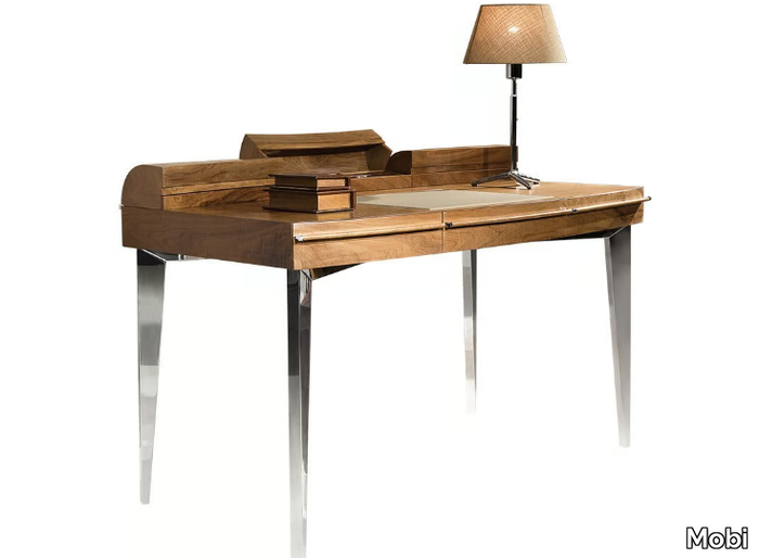 CORONA - Rectangular wooden writing desk with drawers _ Mobi