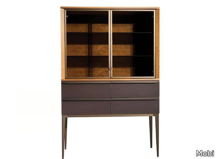 CHARM - Wood and glass highboard _ Mobi