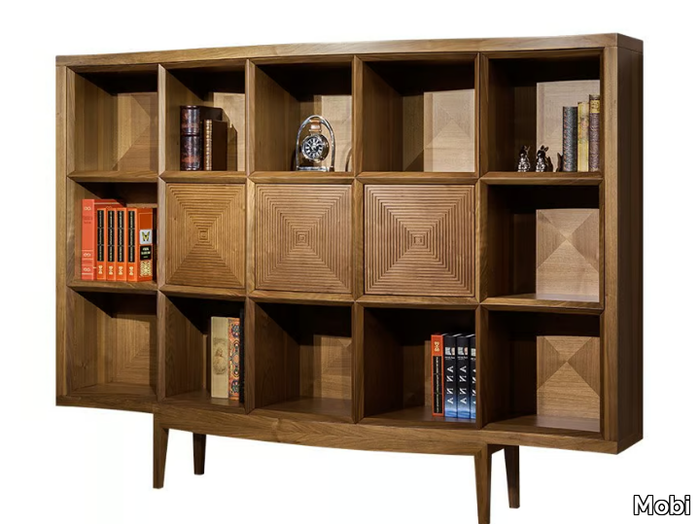 BIBLA - Open wooden bookcase _ Mobi