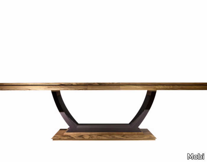 CHOCOLATE - Rectangular wooden dining table _ Mobi