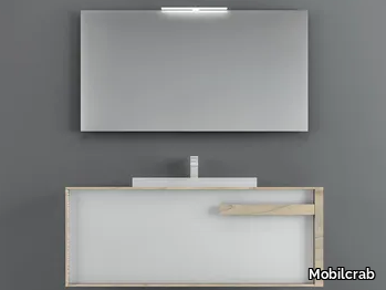 IN&OUT 3 - Wall-mounted HPL vanity unit _ Mobilcrab