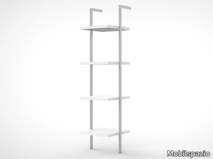 URBAN AM 02 - Open floor-ceiling mounted shelving unit _ Mobilspazio