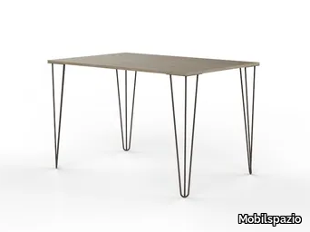 URBAN TV23 - Rectangular melamine-faced chipboard table _ Mobilspazio