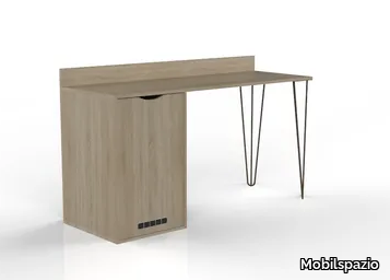 URBAN SM07 - Rectangular melamine-faced chipboard writing desk _ Mobilspazio