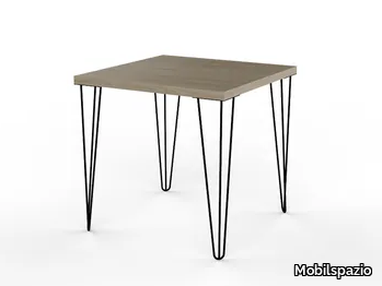 URBAN TV36 - Square melamine-faced chipboard table _ Mobilspazio