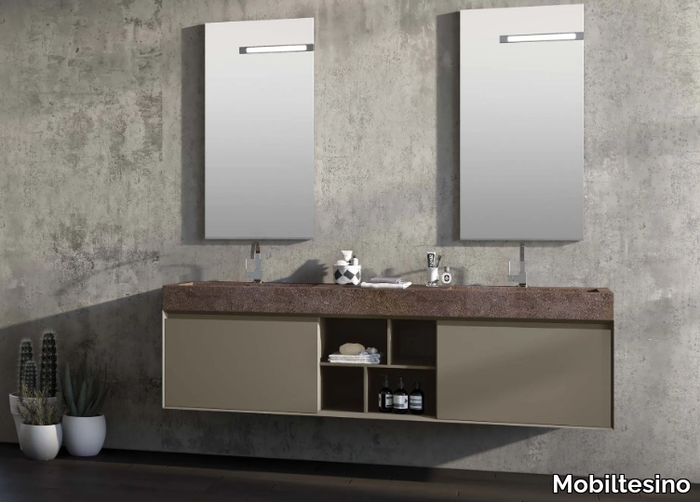 LU.47 - Wall-mounted vanity unit _ Mobiltesino