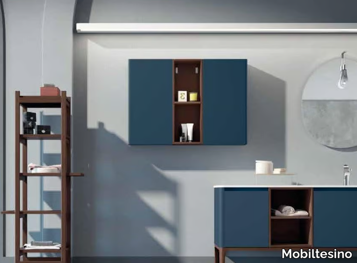 SU16 - Ash bathroom wall cabinet with doors _ Mobiltesino