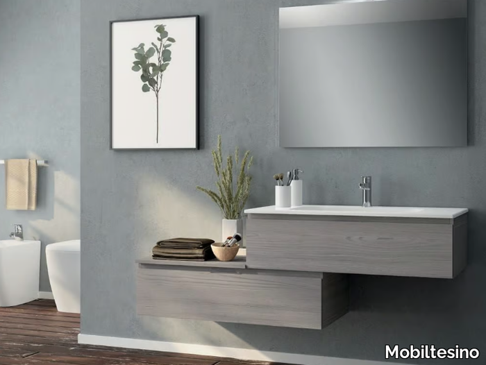 UR19 - Laminate vanity unit with drawers _ Mobiltesino