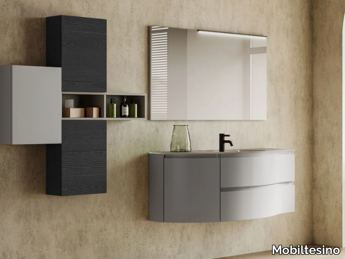 N32 - Ash vanity unit with drawers _ Mobiltesino