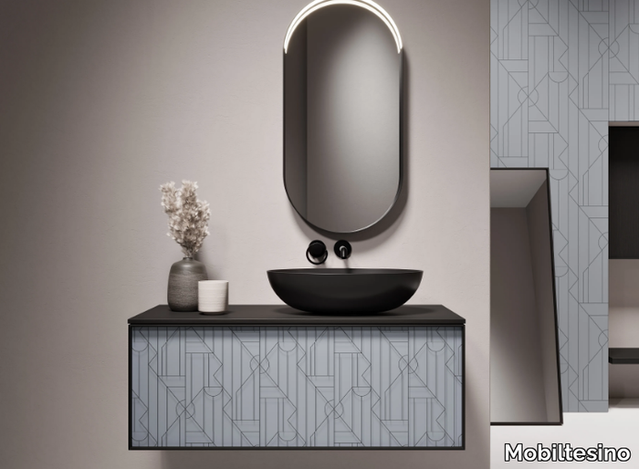 D31 - Wall-mounted vanity unit _ Mobiltesino