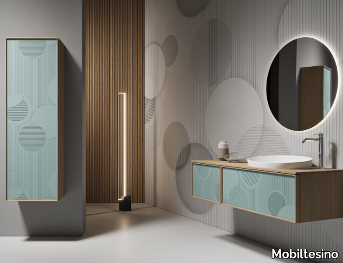 D33 - Wall-mounted vanity unit _ Mobiltesino